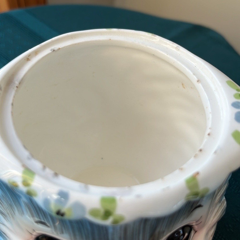 Vintage Lefton Miss Priss Cat‎ Sugar Bowl 1508 Anthropomorphic Kitty Head… - Picture 8 of 12